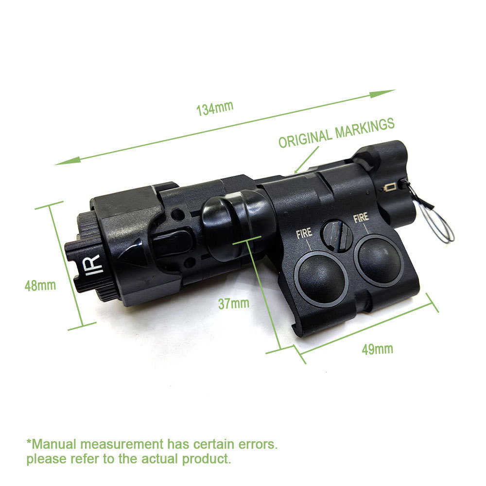 SOTAC Tactical Gear MAWL Green Laser Sight IR Laser IR illuminator LED Light Nylon Fit 20mm for Weapon Hunting