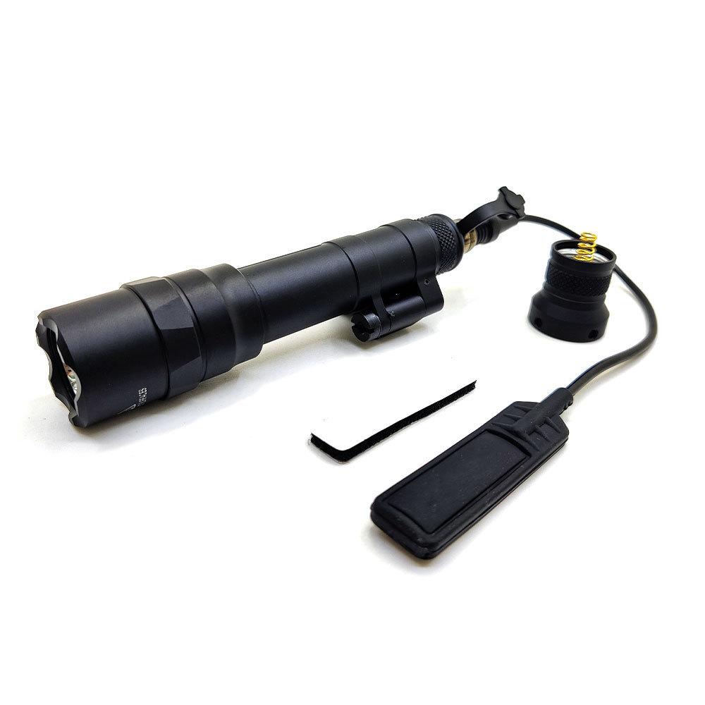 SOTAC GEAR Tactical Flashlight M640 DF Light 1400 Lumen M640DF Scout Lights Fit 20mm Rail with Remote Pressure Switch