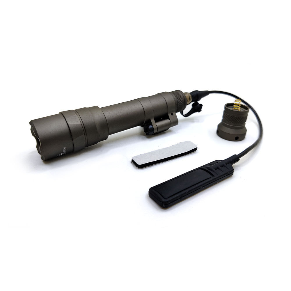 SOTAC GEAR Tactical Flashlight M640 DF Light 1400 Lumen M640DF Scout Lights Fit 20mm Rail with Remote Pressure Switch