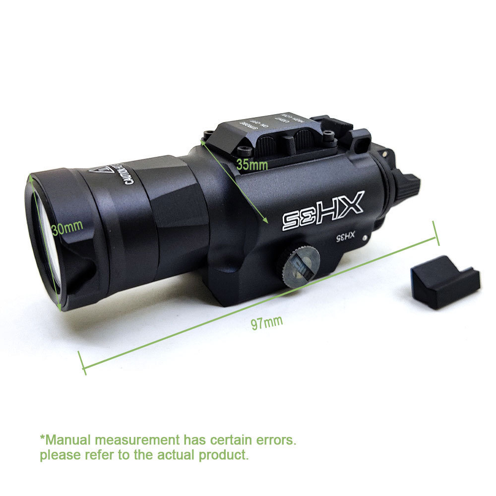 SOTAC GEAR XH35 Flashlight XH35 Scout Light LED Tactical Flashlight Strobe Fit 20mm Rail