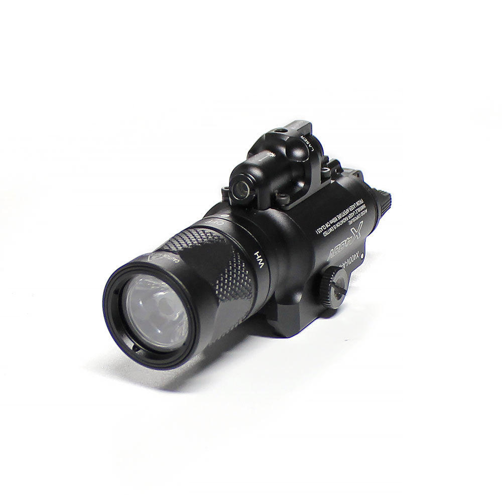 Tactical Flashlight X400V Light White LED with Red Laser Weapon Outdoor Scout Lights Fit 20mm Rail SOTAC GEAR