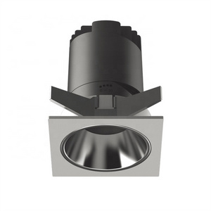 Low profile aluminium alloy cob commercial recessed dimmable ceiling led down lights price