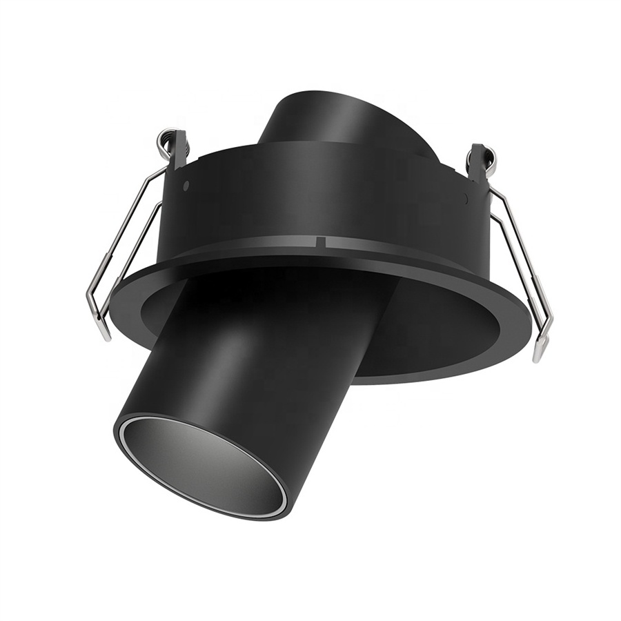 Jiangmen aluminium alloy cob business flicker free flush mounted led down light ceiling downlight ceiling lamp