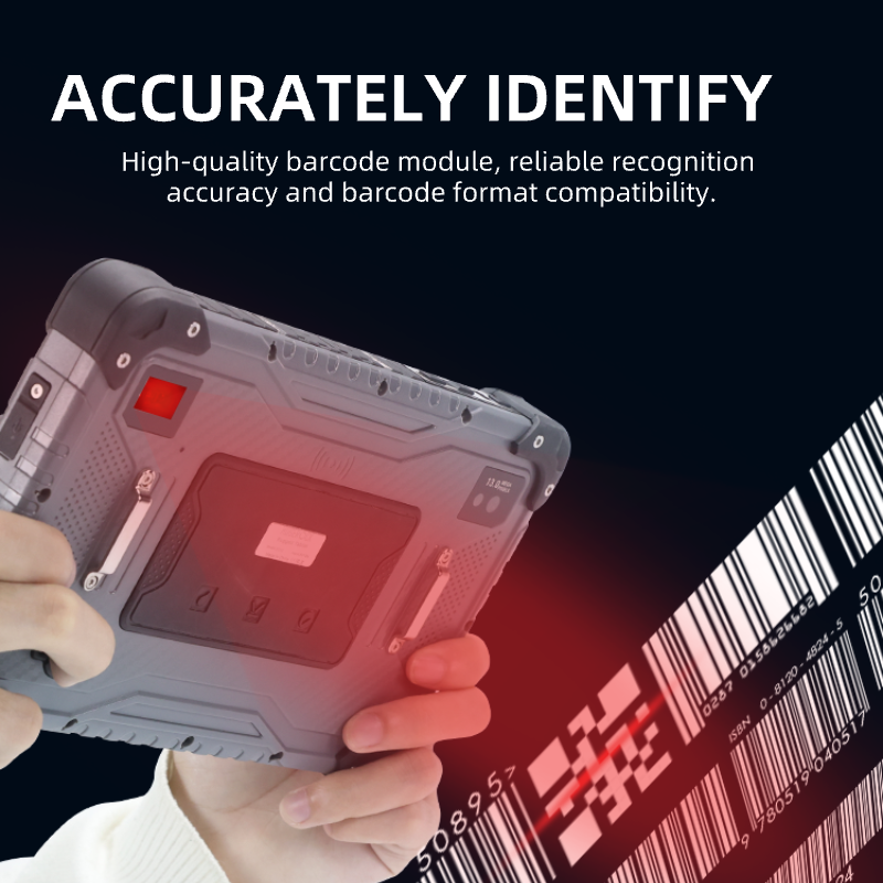 HUGEROCK R70 8gb 128gb Android 10000mah Wifi Rfid Screen Pc with Scanlogic Desktop Barcode Scanner Rugged Tablet 1000 Nits MTK