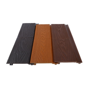 Soteng wpc co-extrusion plastic wood wall panel garden patio wpc decking outdoor wall panel