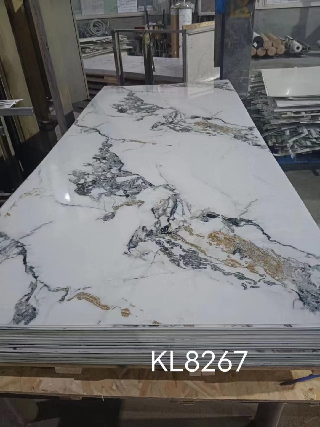 Soteng  flexible  uv marble  wall cladding tile pvc ceiling panel  alternative marble  pvc uv  marble sheet