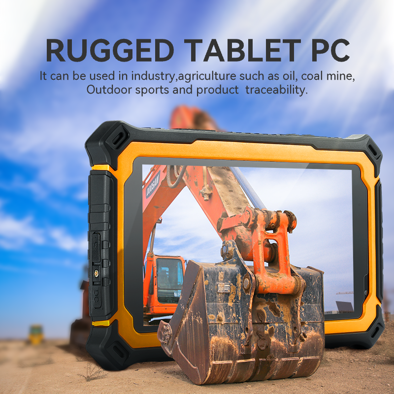 HUGEROCK T71 Industrial Rugged Android 13 Tablet Pc 10000mah Battery 7 Inch Hd computer  with 4g Lte Gps Ip67 Waterproof MTK 8GB