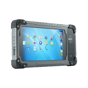 HUGEROCK R70 Sunlight Readable Droproof 1000 nit 10000mAh Rfid Writer Embedded Barcode ScannerPc 8 inch rugged android tablet