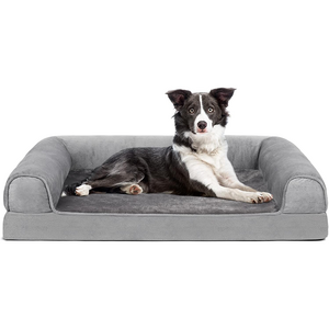 Factory Custom Large Dogs Dog Bed Washable & Removable Cover Bolster Couch Pet Beds Comfortable And Soft Dog Sofa Bed For Sleep