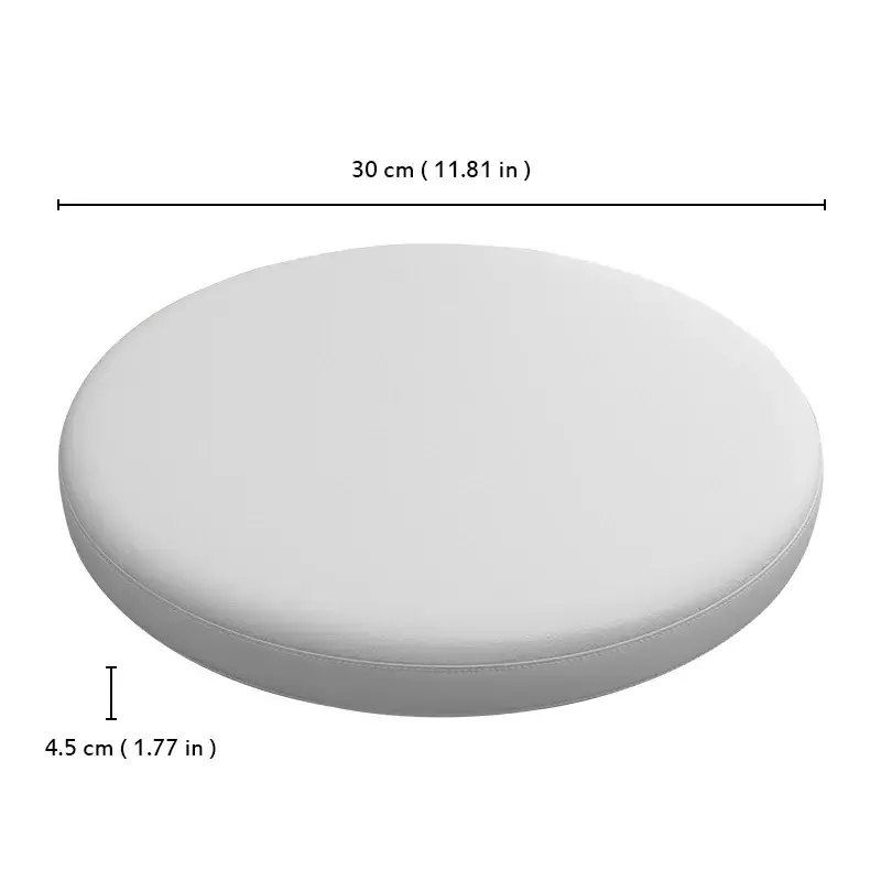 Home Comfortable Memory Foam Seat Cushion Padded Anti-Slip Soft Round Stool Cushion Chair Pad For Home Kitchen Car & Office