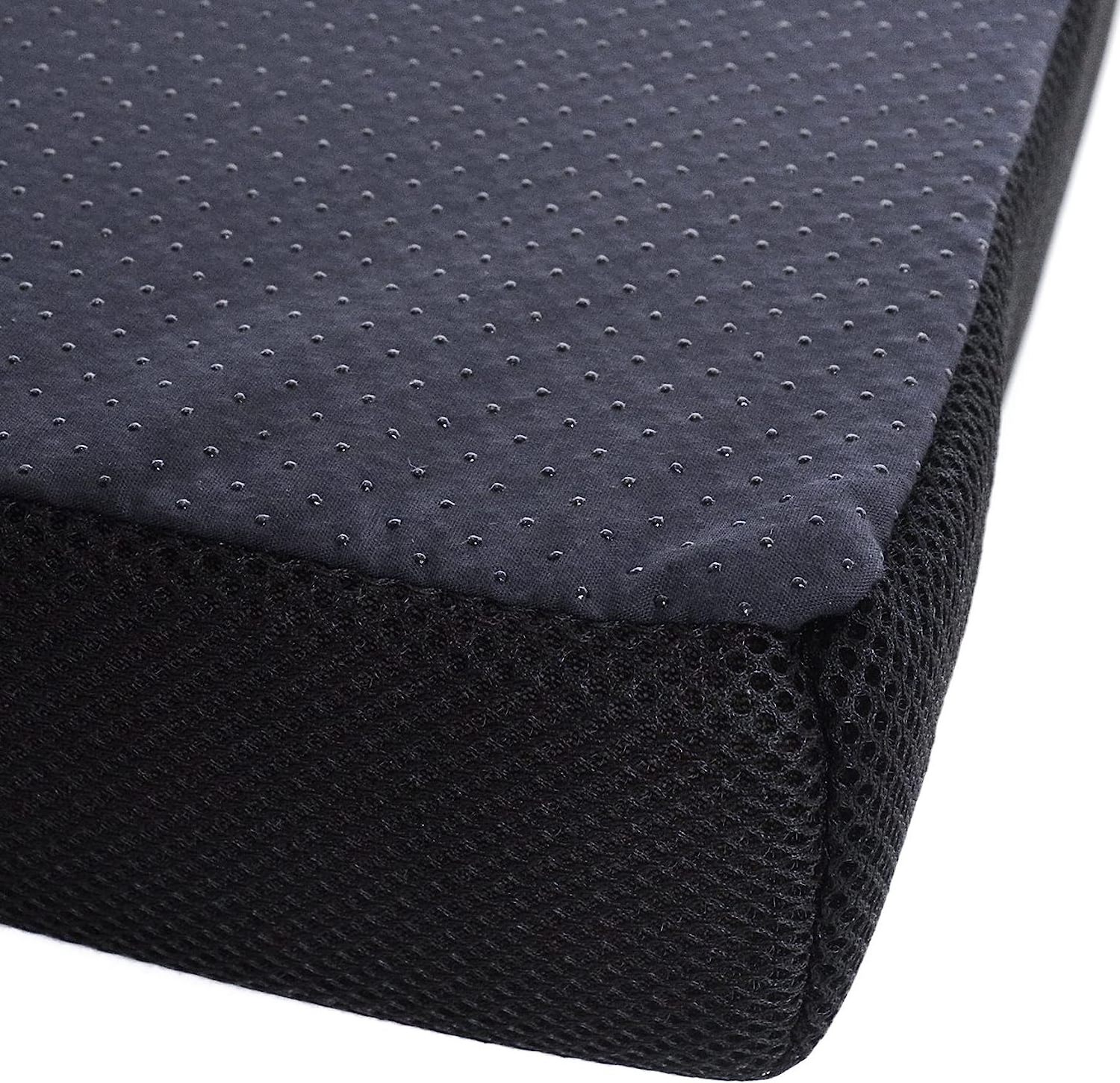 High Density Breathable Mesh Fabric Foam Bolster Car Seat Cushion Ergonomic Comfortable Memory Foam Seat Cushion For Chair