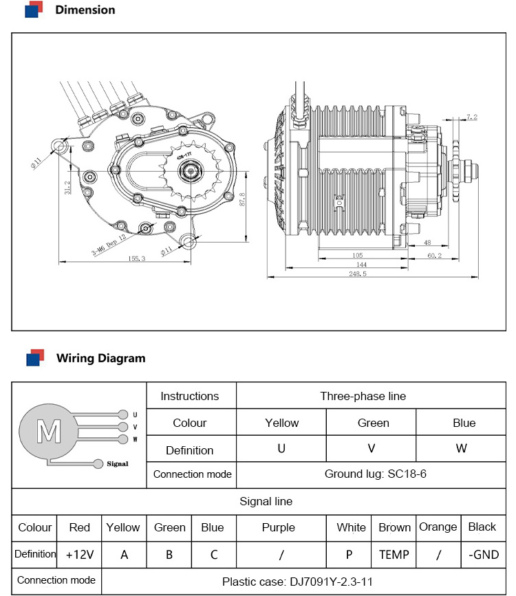 10000W Mid Drive Motor Controller Inside of Motor Hub Motor For Electric Bicycle without Conversion Electric Kits