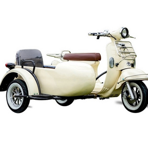 Vespa E With Sidecar China For Disabled Motor For Adult Electrique Motorcycles Tricycles