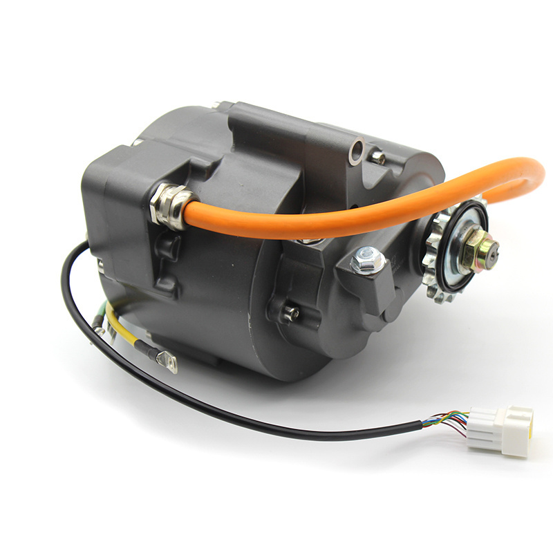 Low Noise Mid-mounted Motor 5000W 72V 5500 RPM brushless Electric Car Motor Accessories