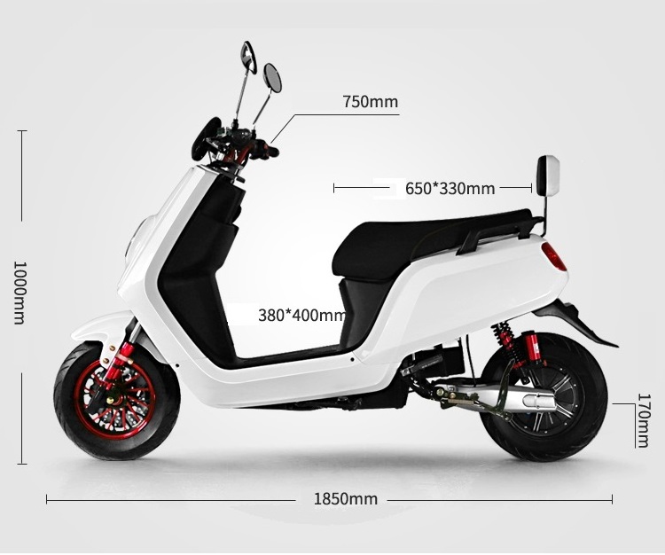 Cheap Factory Price Two-wheel Scooter Fast And Long Range Niu Electric Motorcycle 1000W/1500W Lithium Motorcycle