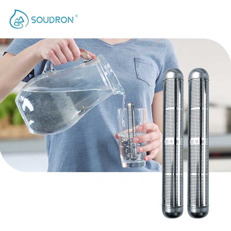 Aluminum Tube Packaging Mineral Stones Nano Alkaline Stick Water Purifier Stick Ionizer Alkaline Water Filter