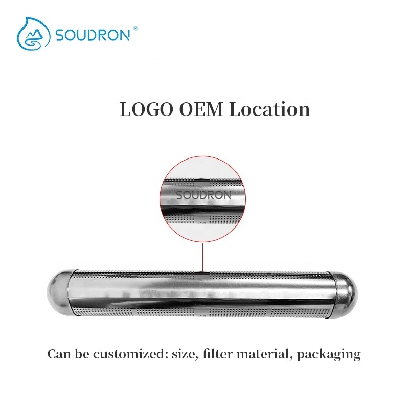 Aluminum Tube Packaging Mineral Stones Nano Alkaline Stick Water Purifier Stick Ionizer Alkaline Water Filter