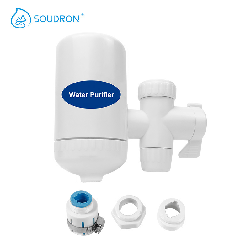 SOUDRON New Design Faucet Tap Water Filter household ceramic cartridge water purifier filter for kitchen