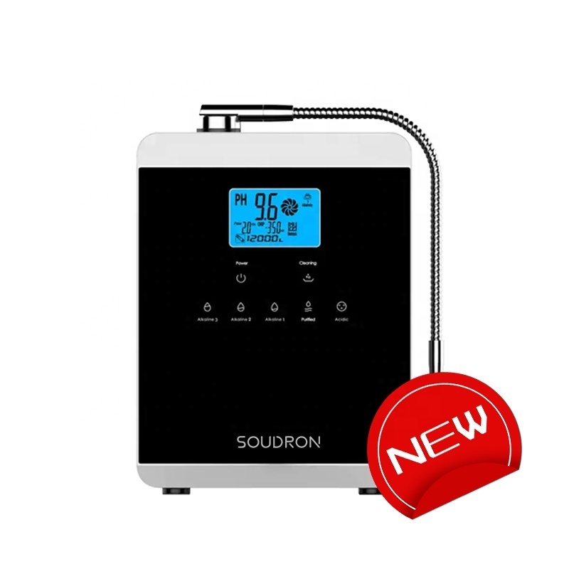 Hot sale Titanium Platinum Alkaline Water Machine Ph Kangen Water Ionizer 5 7 11 Plate Kangen Water Machine