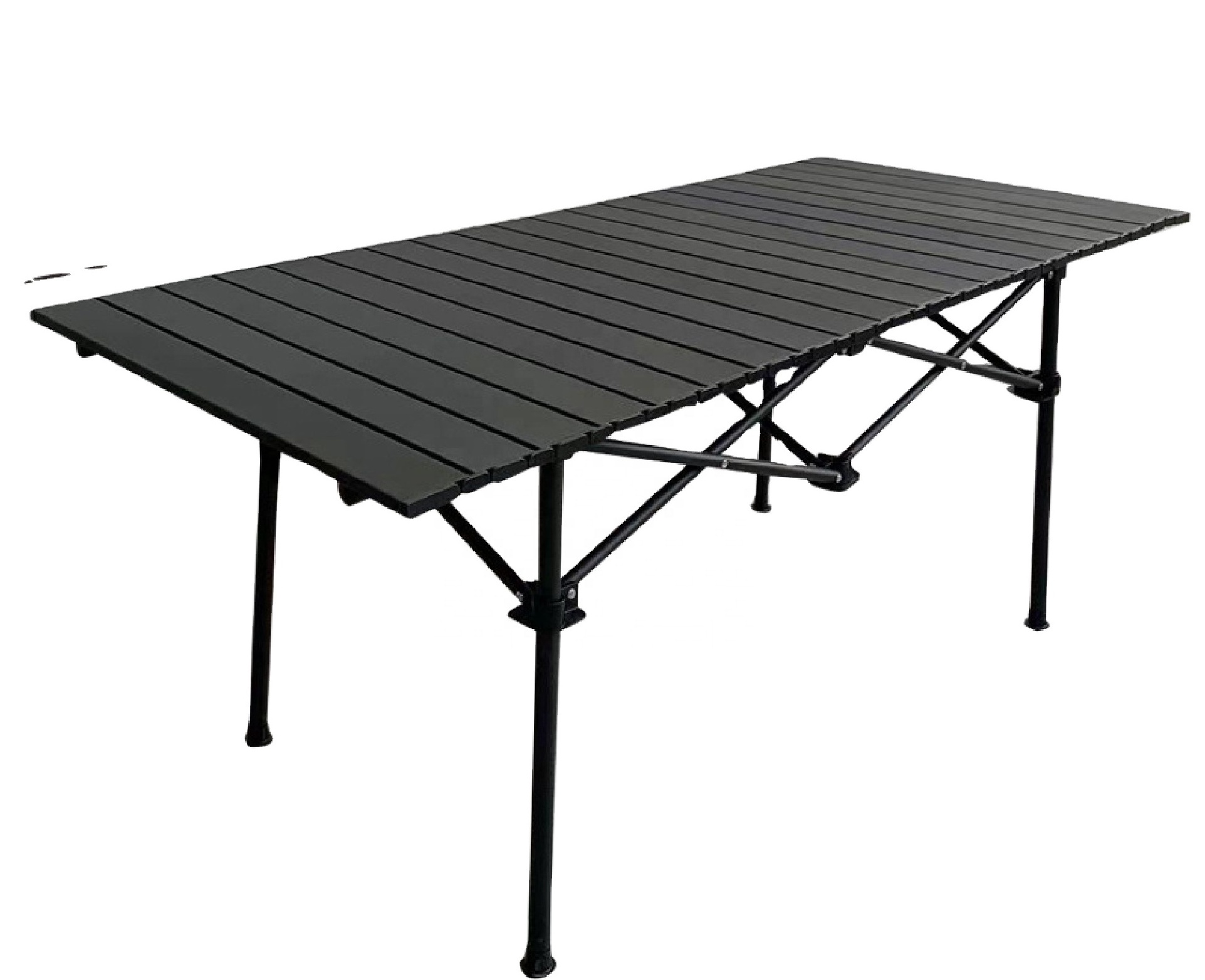 Wholesale Iron Outdoor Folding Table and Chairs Set Camping Folding Table Ultralight Portable RV BBQ Table