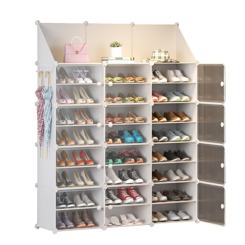 Shoe rack multi-layer simple household economic rack home dormitory door storage shelf assembly plastic shoe cabinet