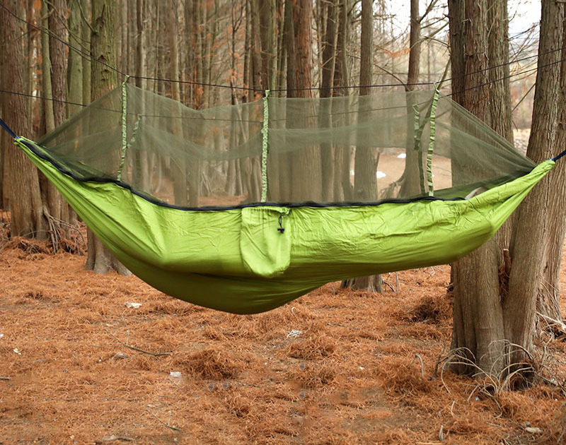 Wholesale portable hammocks outdoor camping mesh mosquito nets for camping