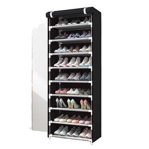 Factory Shoe Racks Zipperless Shoe Cabinet Non-Woven Multi-Layer Steel Tube Storage Dustproof Family Multi-Functional Shoe Racks