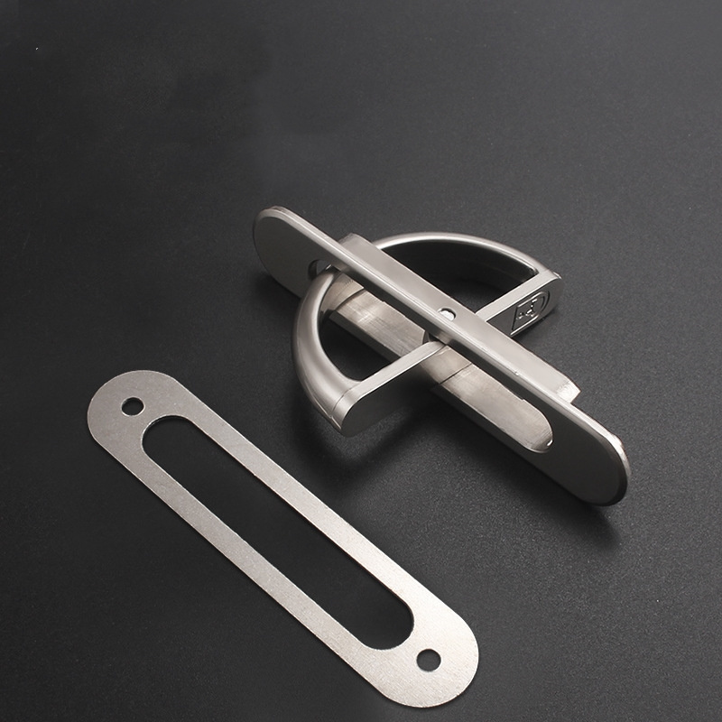 New Chinese thickened tatami wardrobe invisible door handle concealed handle recessed swivel handle furniture hardware