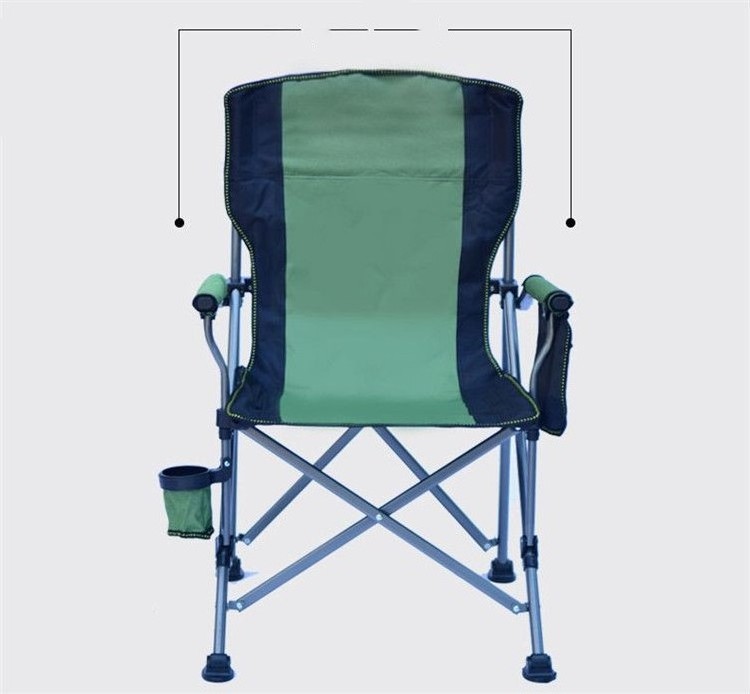 Outdoor portable large armchair leisure car camping director chair reclining comfortable fishing chair