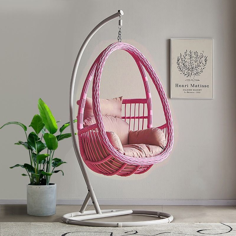 Wholesale outdoor rocking chairs balconies household hanging chairs swing  indoor bird's nest rattan chairs