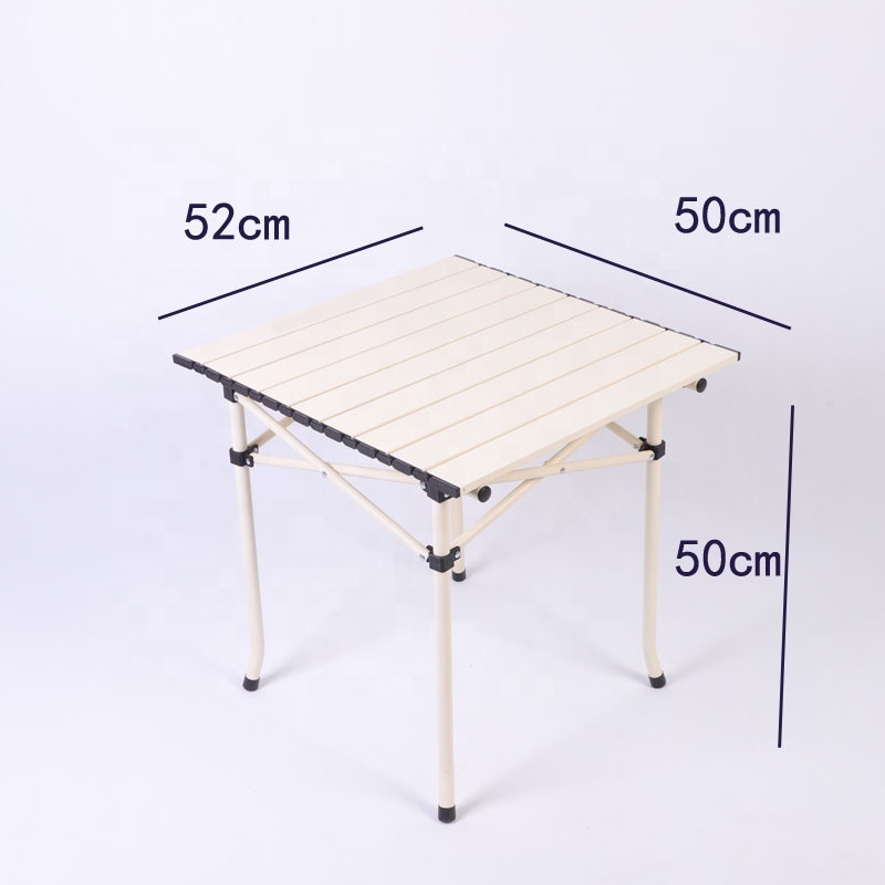 Wholesale Iron Outdoor Folding Table and Chairs Set Camping Folding Table Ultralight Portable RV BBQ Table