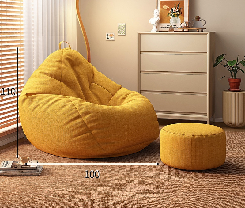 Lazy bean bag sofa can lie down and sleep tatami seat living room bedroom balcony leisure chair single sitting pier