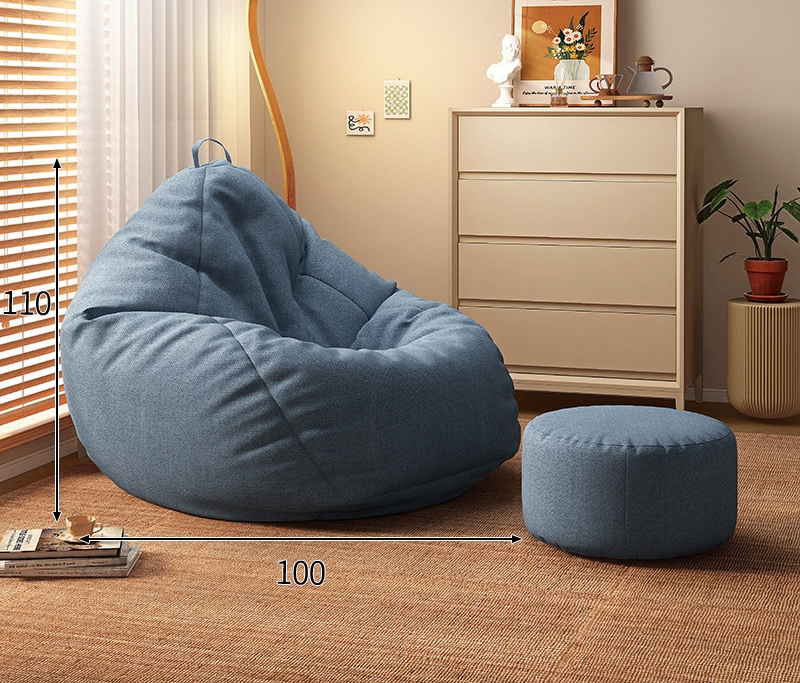 Lazy bean bag sofa can lie down and sleep tatami seat living room bedroom balcony leisure chair single sitting pier