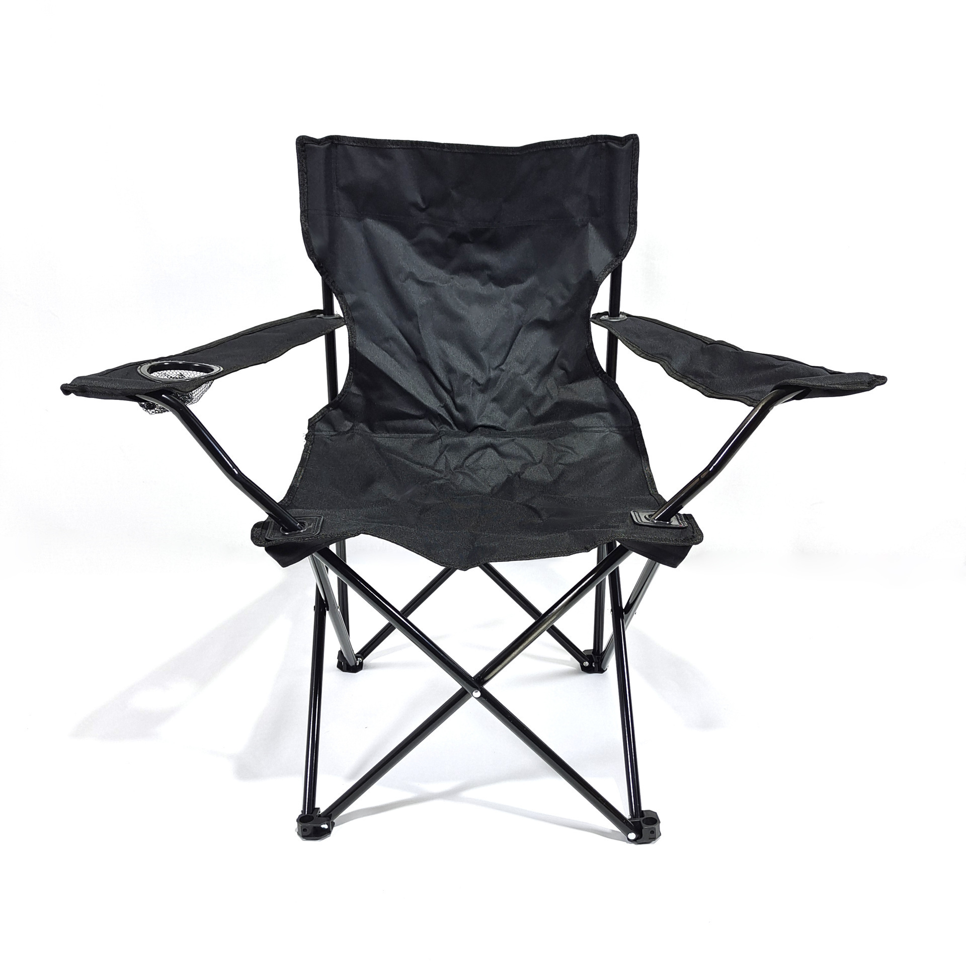 Wholesale armrest camping picnic fishing folding chair black outdoor portable writing leisure picnic beach chair