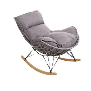 Hot selling wholesale rocking chairs, rattan woven rattan chairs, adult household reclining and sleeping, balcony, living room,