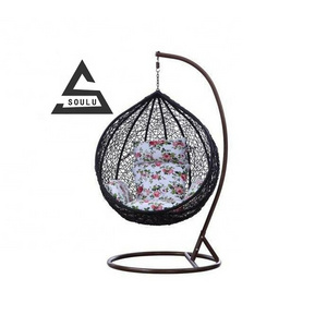 Outdoor hanging patio swings swing rattan chair Balcony bird's nest hanging basket adult rocking rocking chair