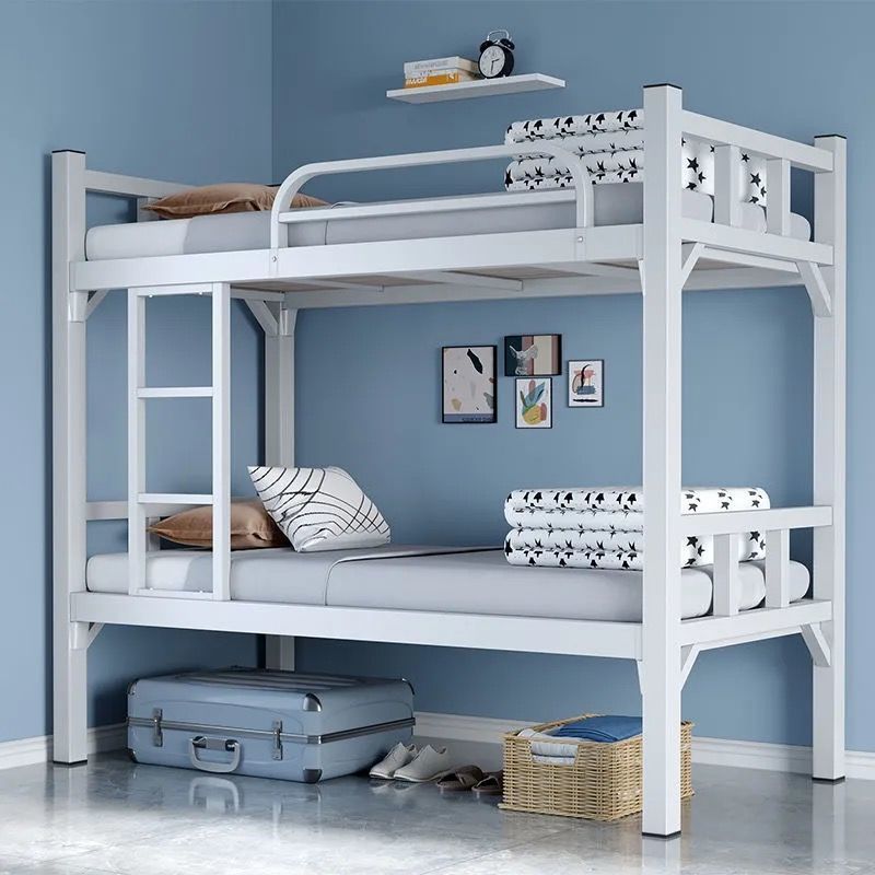 Iron frame bunk bed bunk bed double layer wrought iron bed double iron student high and low frame manufacturers