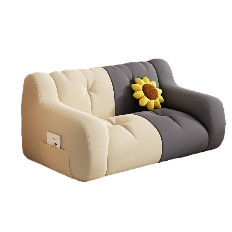 Factory's Hot Selling Lazy Sofa Can Lie Down and Sleep in Bedroom Sofa Two person Tatami Small Sofa Living Room