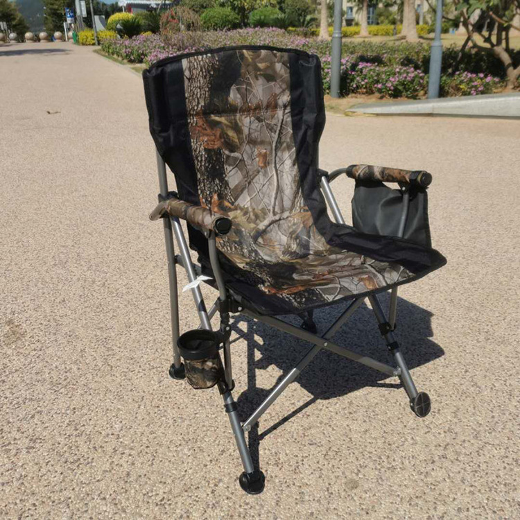 Outdoor portable large armchair leisure car camping director chair reclining comfortable fishing chair