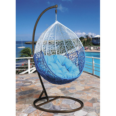 2023 cheap outdoor hanging chair Indoor and swing rattan chair Balcony bird's nest hanging basket adult rocking chair wholesale