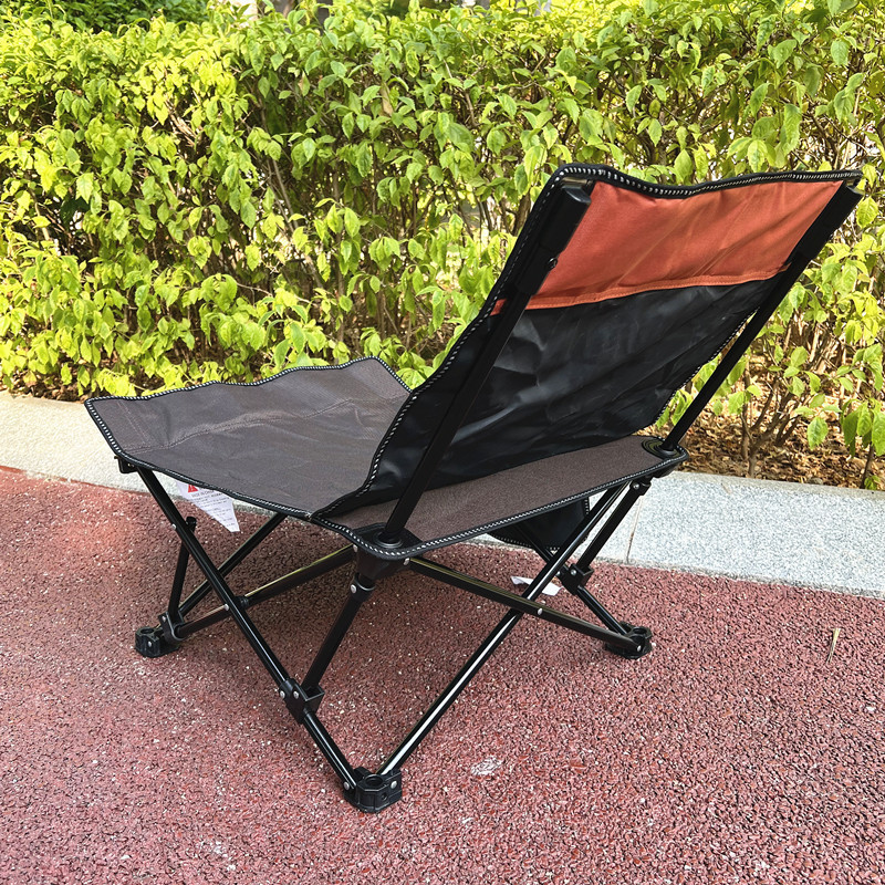 Hot outdoor leisure chair portable recliner camping fishing folding leisure beach chair convenient compact simple