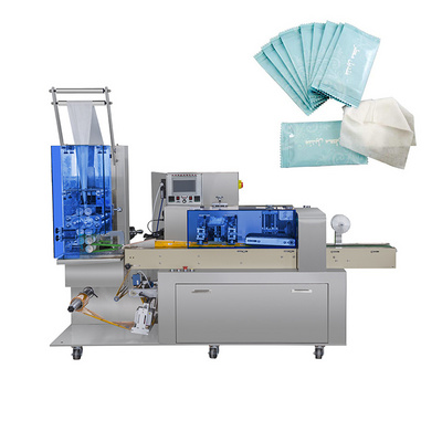 Full Automatic Refreshing Cleaning Single Wet Wipes Tissue Sachet Making Machine