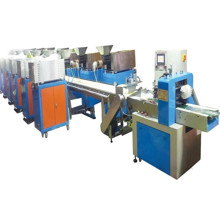 DZB-460 Automatic Colorful Plasticine / Non-toxic Kids Toy Air Dry Clay  Packing Machine Line