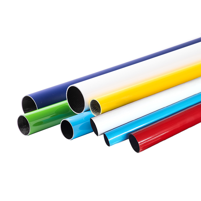 Customize colorful fiberglass tube 45mm 50mm fiberglass pipe tube for sale