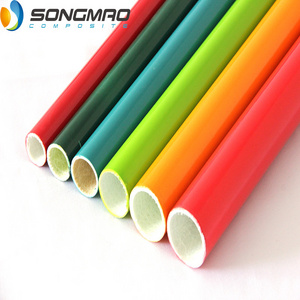 Factory custom pultruded fiberglass products frp plastics grp fiberglass pipe tube