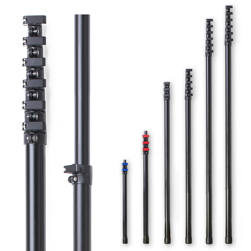 Telescopic pole carbon fiber 50% 45 feet carbon fiber telescopic pole