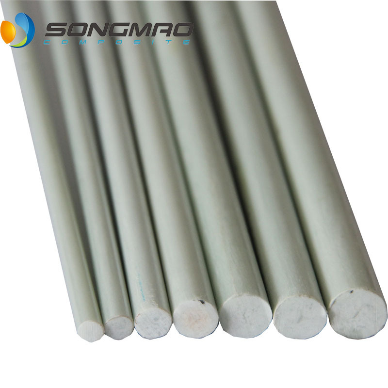 Insulator Solid  Frp Glass Fiber Reinforced Plastic Grp Rods Fiberglass Sticks fiberglass greenhouse poles