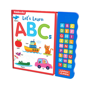 ABC & 123 Learning Children Push Button Sound Book Interactive Talking Audio Book