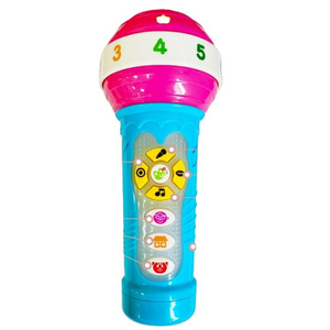 Factory Custom Sound Change Recording Toy Handheld Music Microphone Toy For Kids