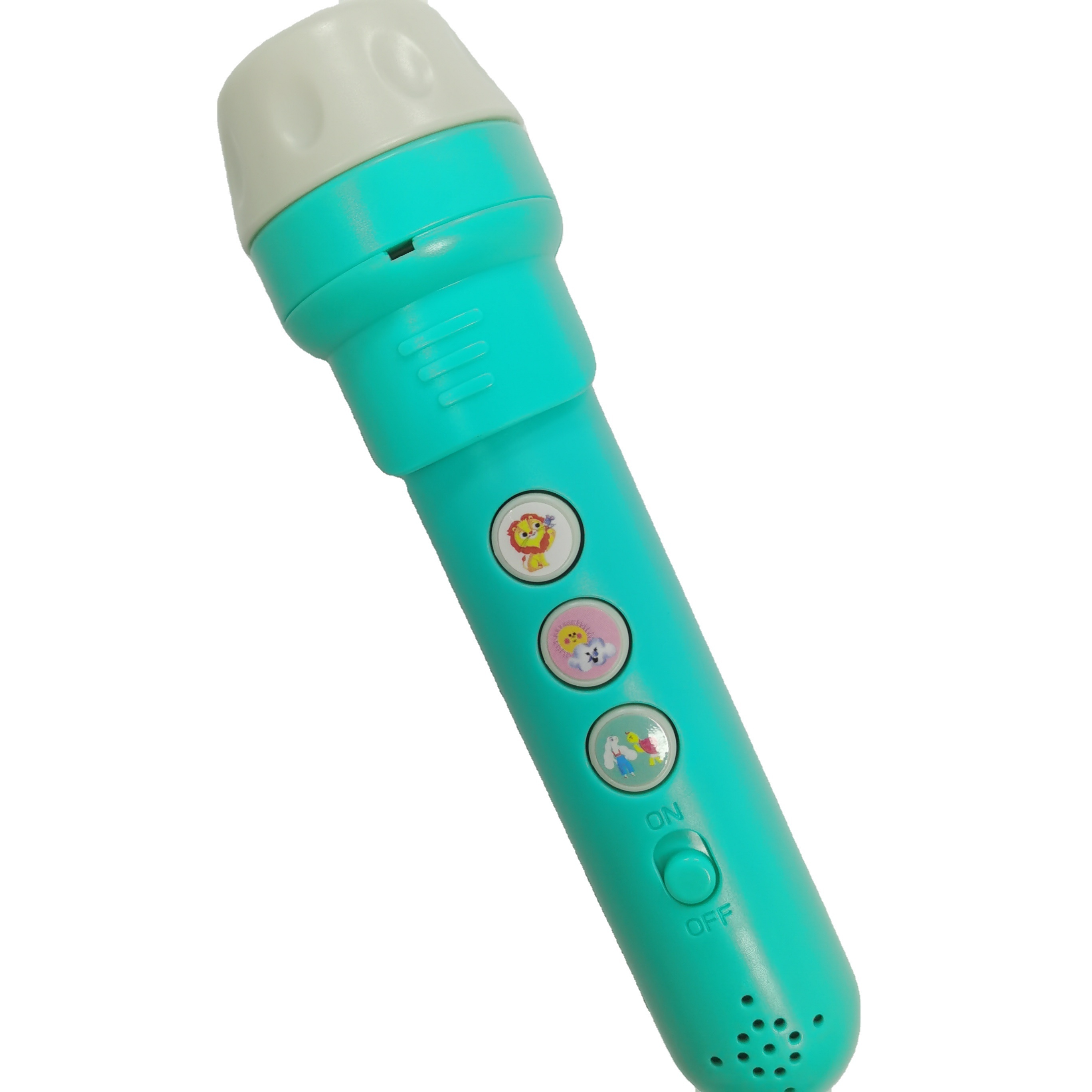 Custom Touch Flashlight Projector Baby Learning Programmable Flashlight For Kids Educational Music Toys